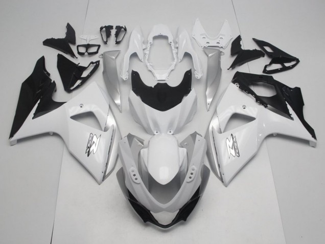 2009-2016 White OEM Style Suzuki GSXR 1000 K9 Bike Fairings 2009-2016 White OEM Style Suzuki GSXR 1000 K9 Bike Fairings