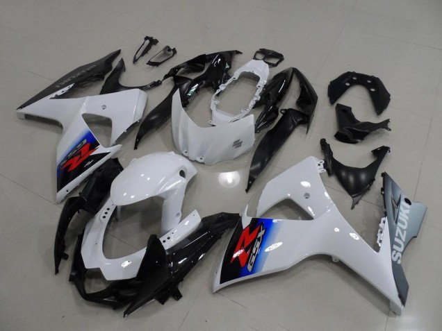 2009-2016 White Silver Suzuki GSXR 1000 K9 Motorcycle Fairing Kit 2009-2016 White Silver Suzuki GSXR 1000 K9 Motorcycle Fairing Kit