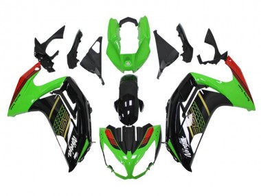 2012-2016 Green Black Kawasaki EX650 Motorbike Fairing