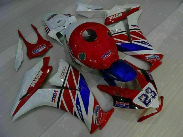 2012-2016 Red White Blue 23 Honda CBR1000RR Bike Fairing Kit 2012-2016 Red White Blue 23 Honda CBR1000RR Bike Fairing Kit