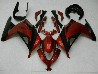 2013-2016 Red Kawasaki EX300 Motorbike Fairing Kits