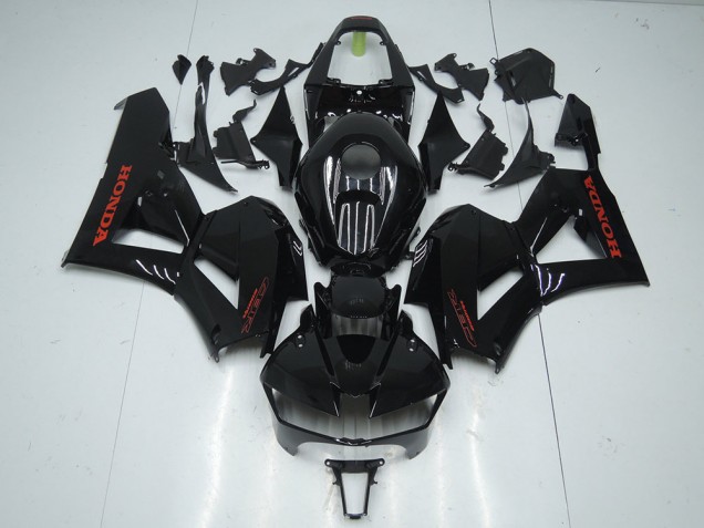 2013-2021 Glossy Black with Red Sticker Honda CBR600RR Motorcycle Fairings Kit 2013-2021 Glossy Black with Red Sticker Honda CBR600RR Motorcycle Fairings Kit
