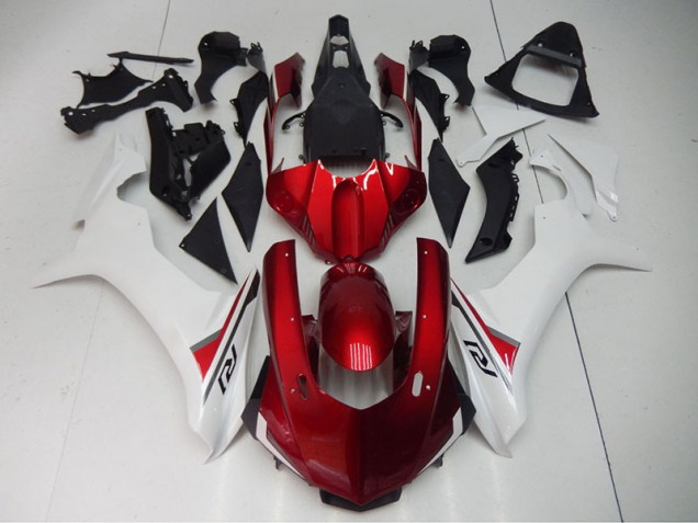 2015-2019 Red White Yamaha YZF R1 Bike Fairings 2015-2019 Red White Yamaha YZF R1 Bike Fairings