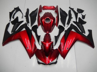 2015-2022 Red Black Yamaha YZF R3 Motorbike Fairing