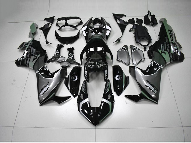 2017-2020 Black Silver HRC Honda CBR1000RR Bike Fairings 2017-2020 Black Silver HRC Honda CBR1000RR Bike Fairings