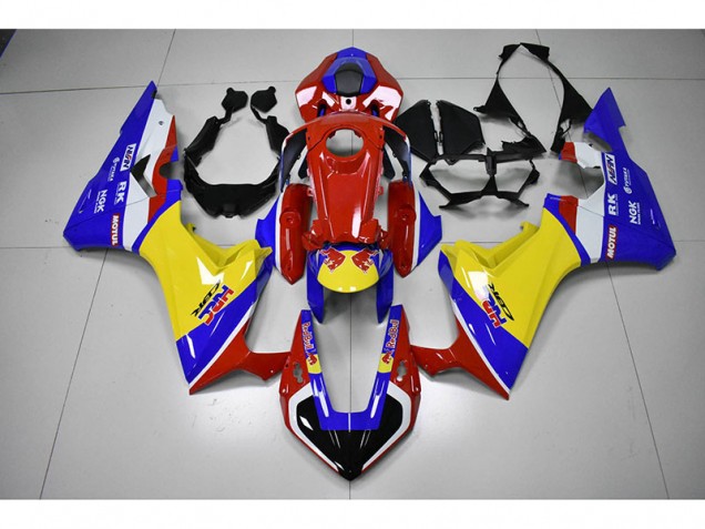 2017-2020 Red Yellow Blue HRC Red Bull Honda CBR1000RR Bike Fairing 2017-2020 Red Yellow Blue HRC Red Bull Honda CBR1000RR Bike Fairing