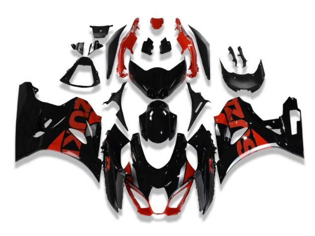 2017-2021 Black Red Suzuki GSXR 1000 Motorcycle Fairings Kit 2017-2021 Black Red Suzuki GSXR 1000 Motorcycle Fairings Kit