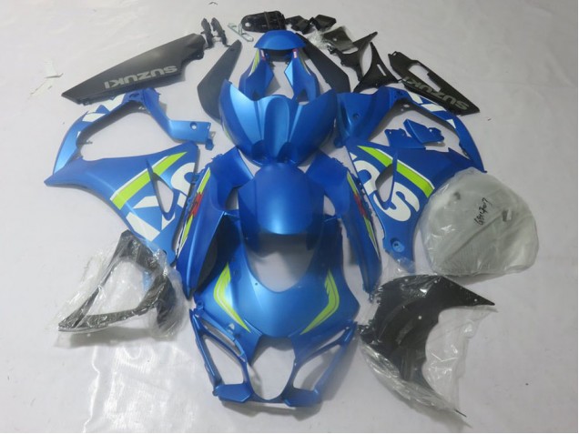 2017-2021 Blue Lime Suzuki GSXR 1000 Motorbike Fairing 2017-2021 Blue Lime Suzuki GSXR 1000 Motorbike Fairing